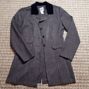 JR Bentley Jacket Size 6 Coat Button Up Long Peacoat Top